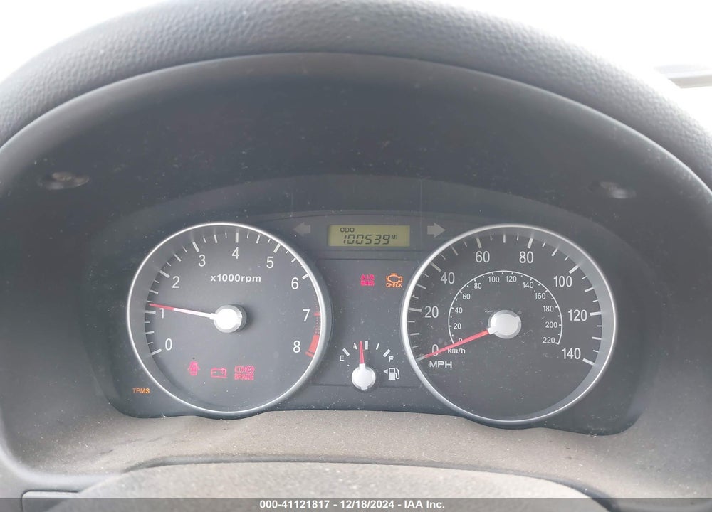 2009 HYUNDAI ACCENT GS VIN: KMHCM36C29U114880