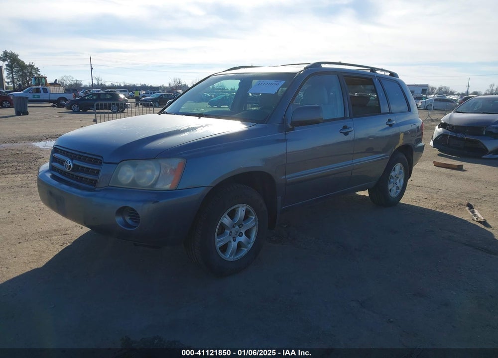 2001 TOYOTA HIGHLANDER V6 VIN: JTEHF21AX10026669