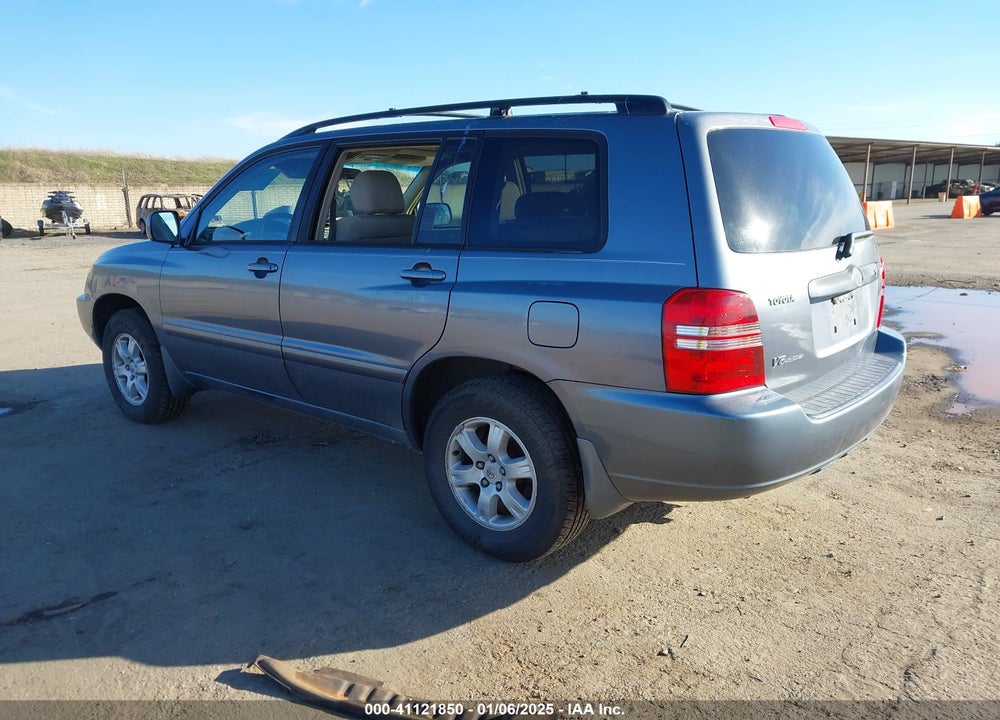 2001 TOYOTA HIGHLANDER V6 VIN: JTEHF21AX10026669