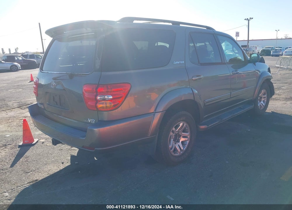 2004 TOYOTA SEQUOIA LIMITED V8 VIN: 5TDZT38A74S232840