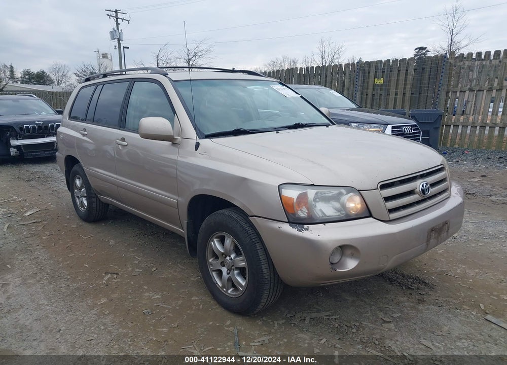 2004 TOYOTA HIGHLANDER V6 VIN: JTEEP21AX40057246