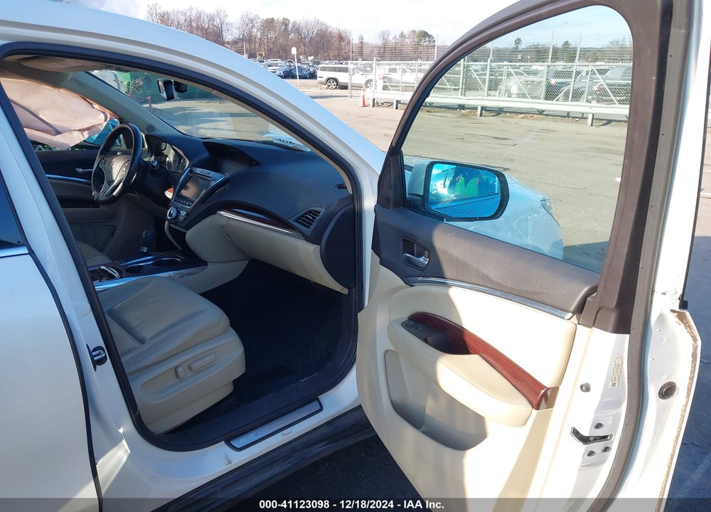 2015 ACURA MDX TECHNOLOGY PACKAGE VIN: 5FRYD3H44FB014380