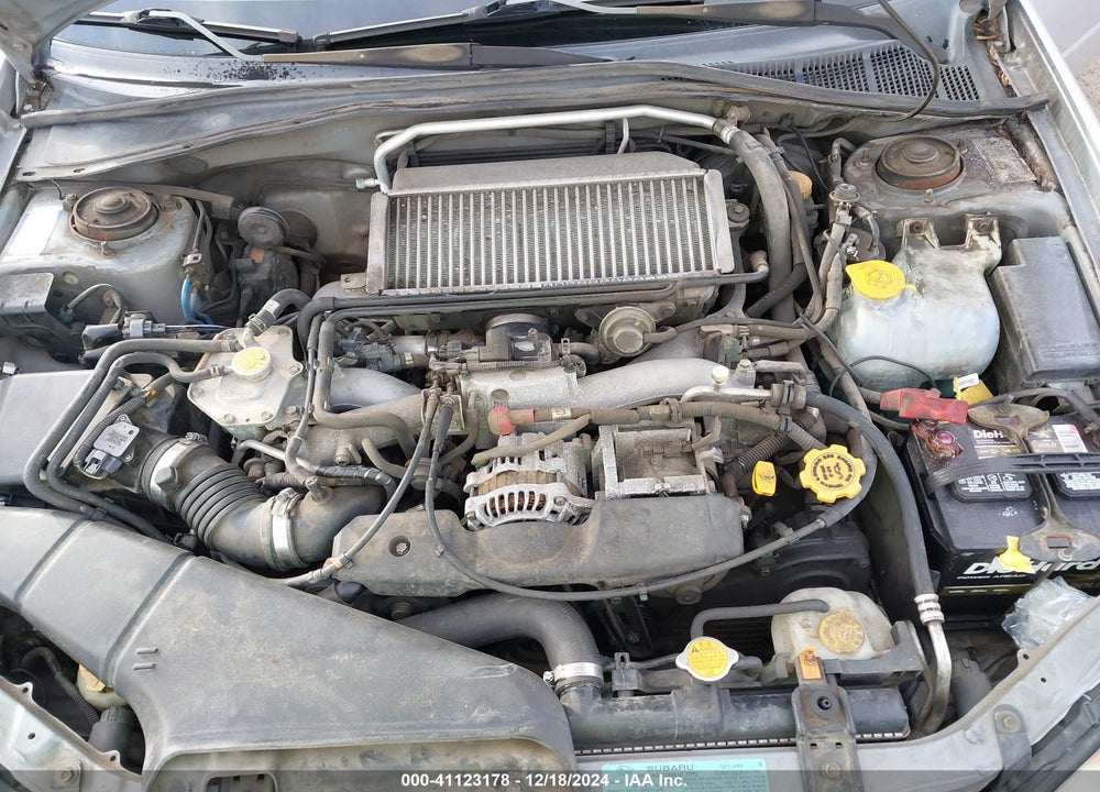 2004 SUBARU IMPREZA WRX VIN: JF1GD296X4H512951