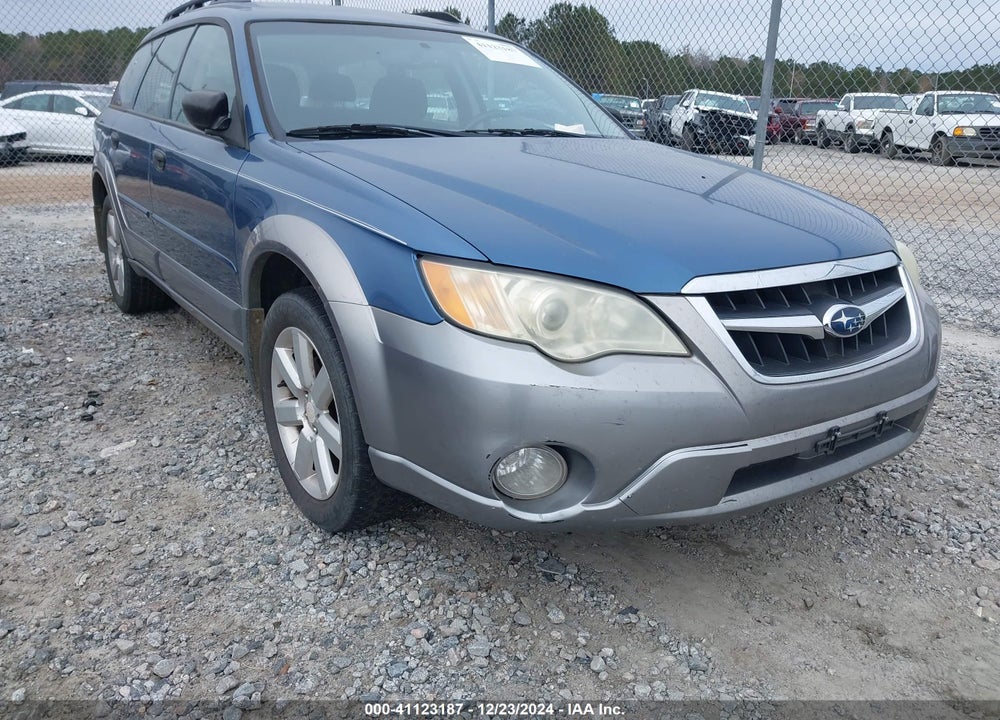 2009 SUBARU OUTBACK 2.5I VIN: 4S4BP61C296333337