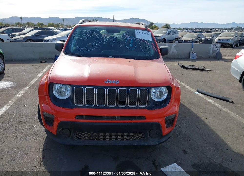 2020 JEEP RENEGADE SPORT FWD VIN: ZACNJAAB8LPL06593