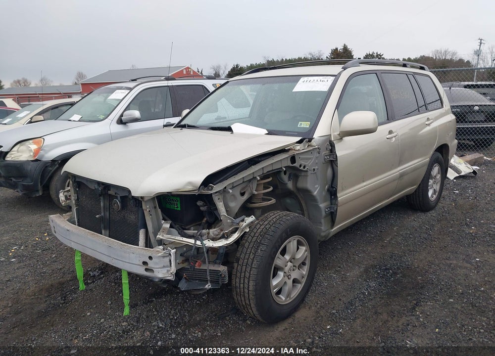 2003 TOYOTA HIGHLANDER V6 VIN: JTEHF21A030149240