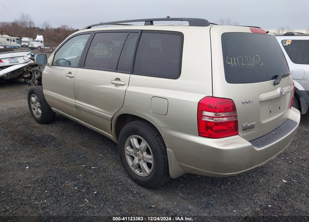 2003 TOYOTA HIGHLANDER V6 VIN: JTEHF21A030149240