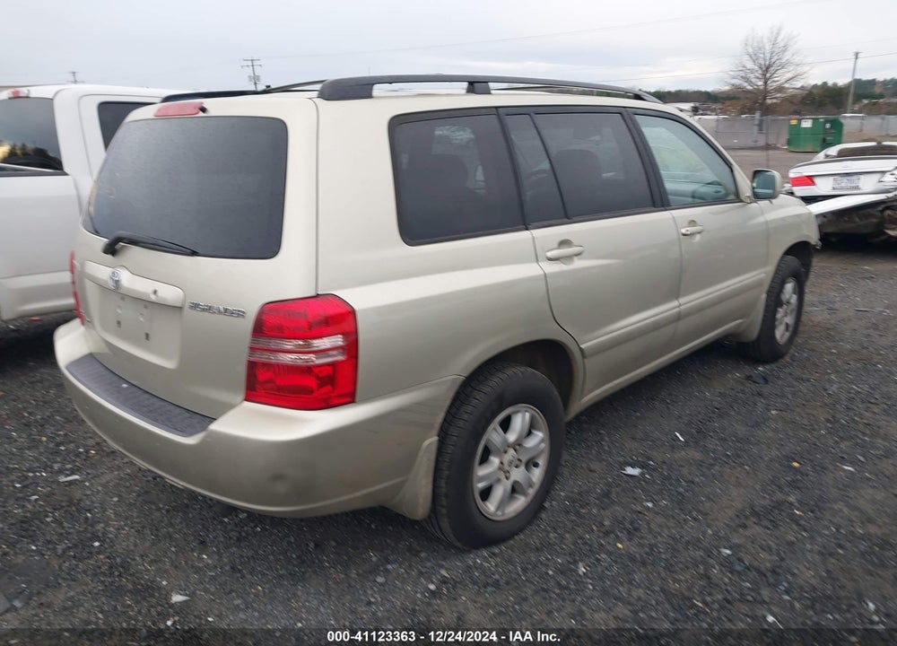 2003 TOYOTA HIGHLANDER V6 VIN: JTEHF21A030149240