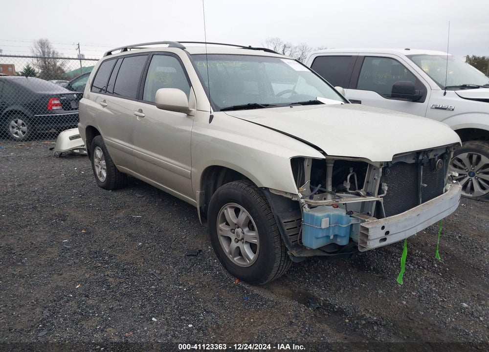 2003 TOYOTA HIGHLANDER V6 VIN: JTEHF21A030149240