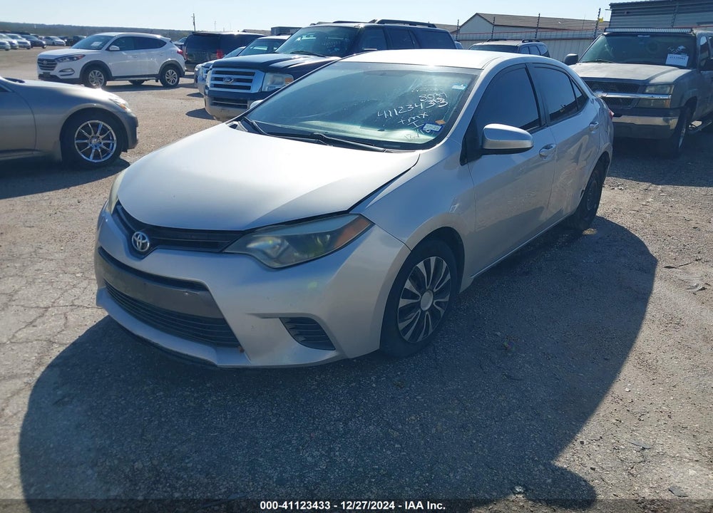 2016 TOYOTA COROLLA LE VIN: 2T1BURHE3GC558037