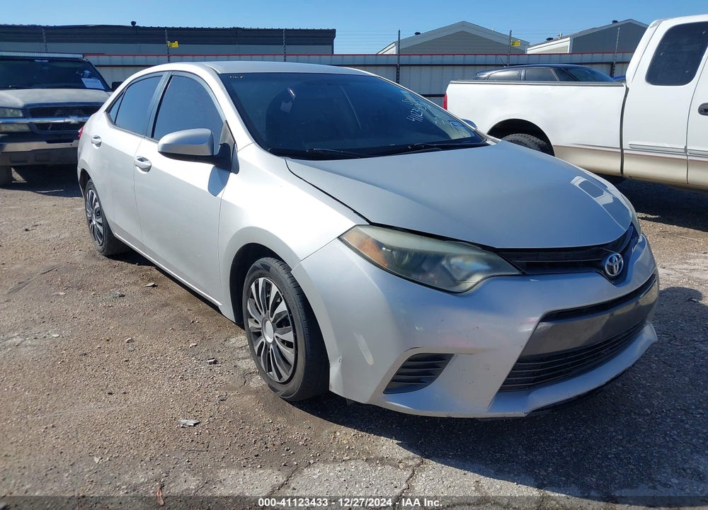 2016 TOYOTA COROLLA LE VIN: 2T1BURHE3GC558037