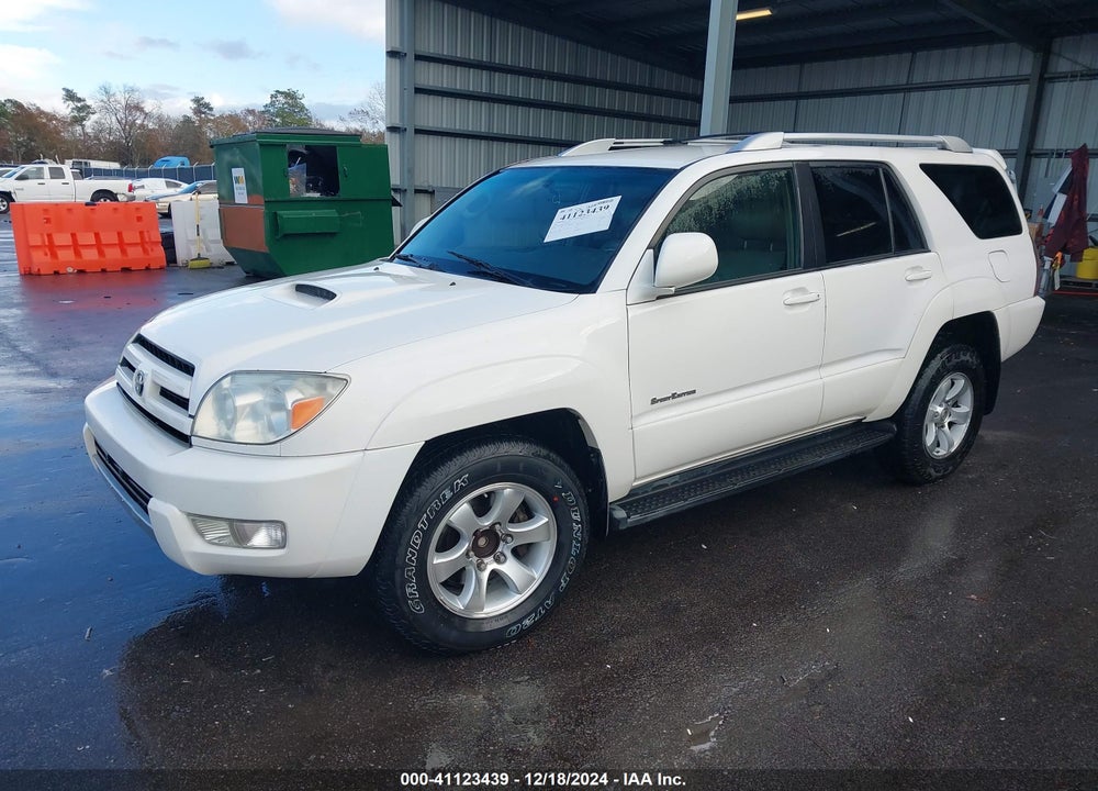 2004 TOYOTA 4RUNNER SR5 SPORT V6 VIN: JTEZU14R340019377