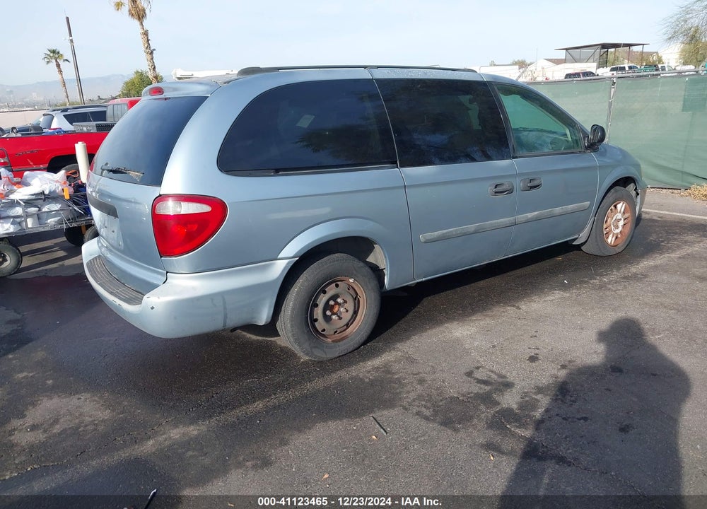 2005 DODGE GRAND CARAVAN SE VIN: 1D4GP24R75B212181