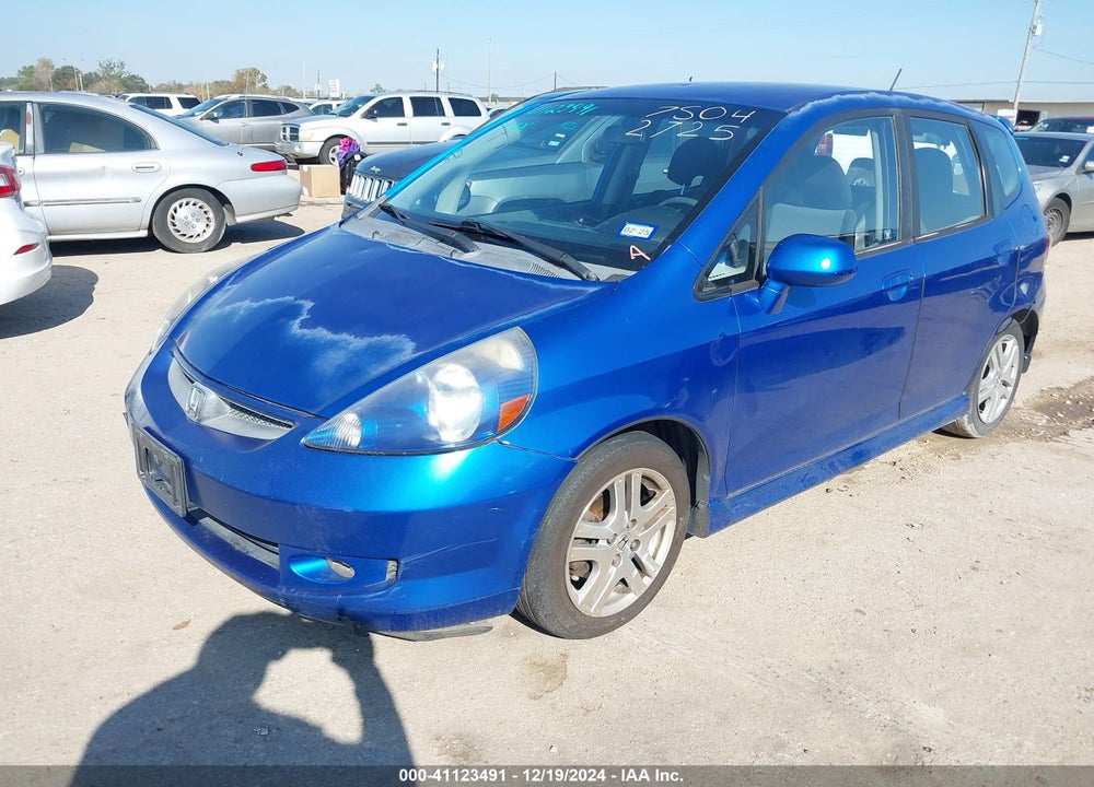 2007 HONDA FIT SPORT VIN: JHMGD38677S042725