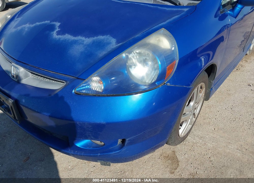 2007 HONDA FIT SPORT VIN: JHMGD38677S042725