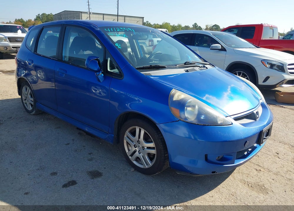 2007 HONDA FIT SPORT VIN: JHMGD38677S042725