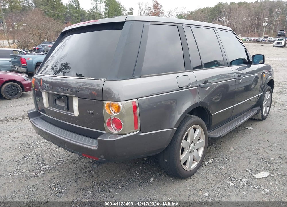 2005 LAND ROVER RANGE ROVER HSE VIN: SALME11435A188999