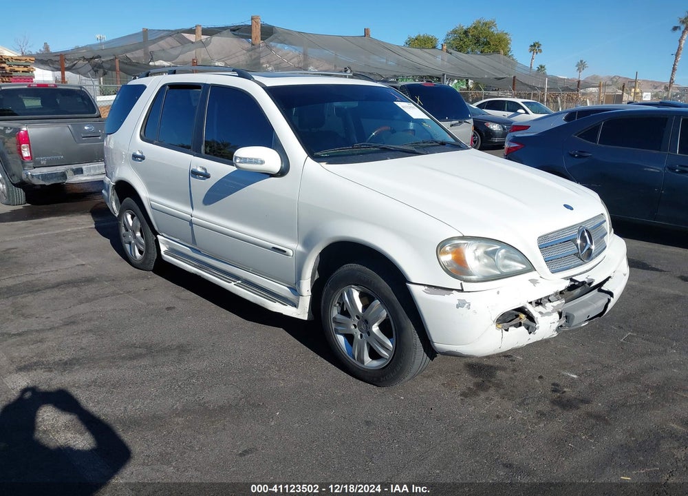 2005 MERCEDES-BENZ ML 350 4MATIC VIN: 4JGAB57E35A524558