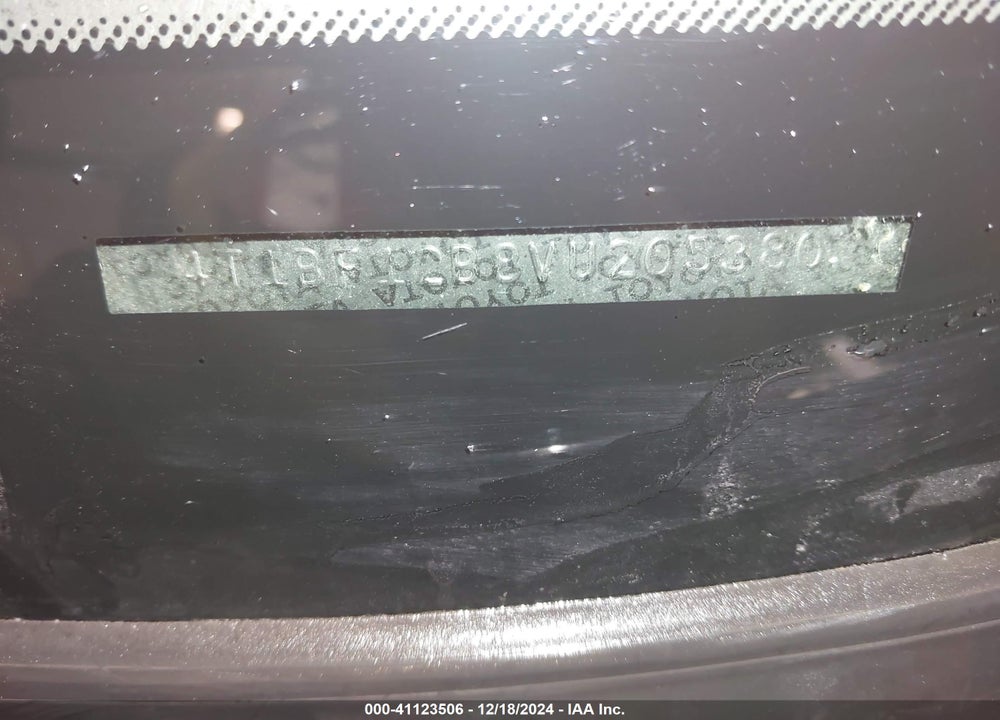 1997 TOYOTA AVALON XLS VIN: 4T1BF12B8VU205380