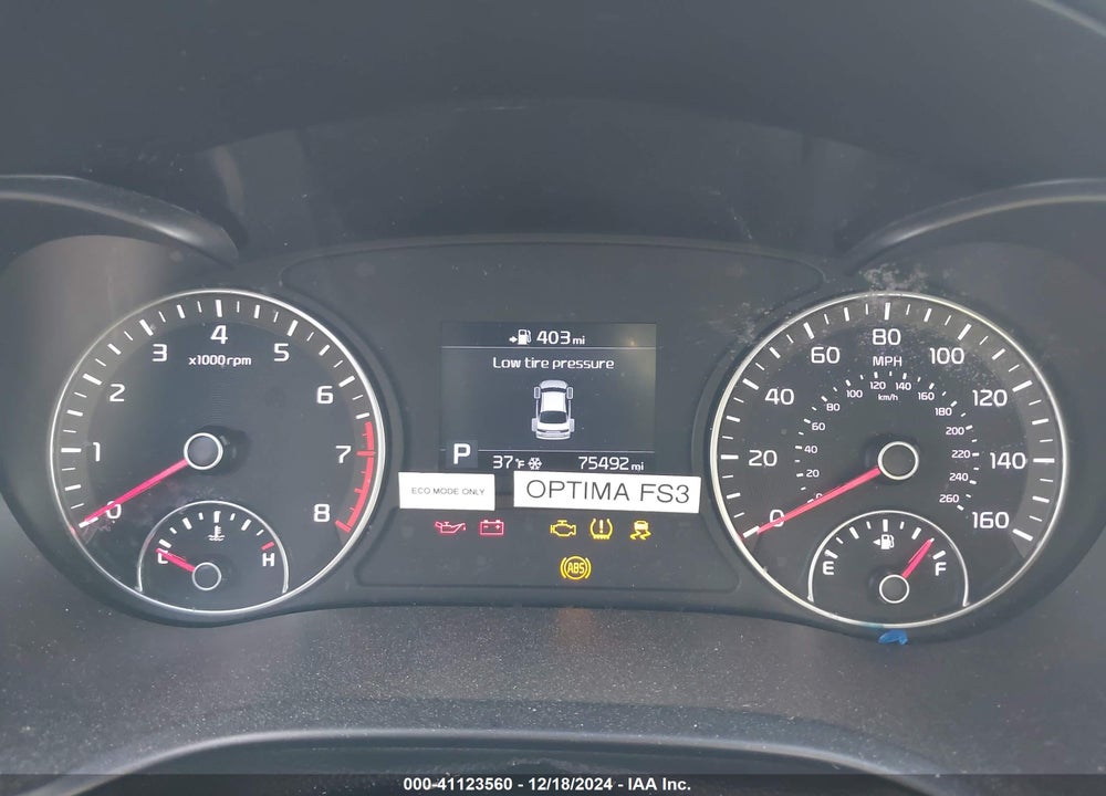 2020 KIA OPTIMA VIN: 5XXGT4L31LG427256