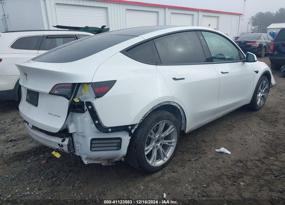 2021 TESLA MODEL Y LONG RANGE DUAL MOTOR ALL-WHEEL DRIVE VIN: 5YJYGAEE7MF294190