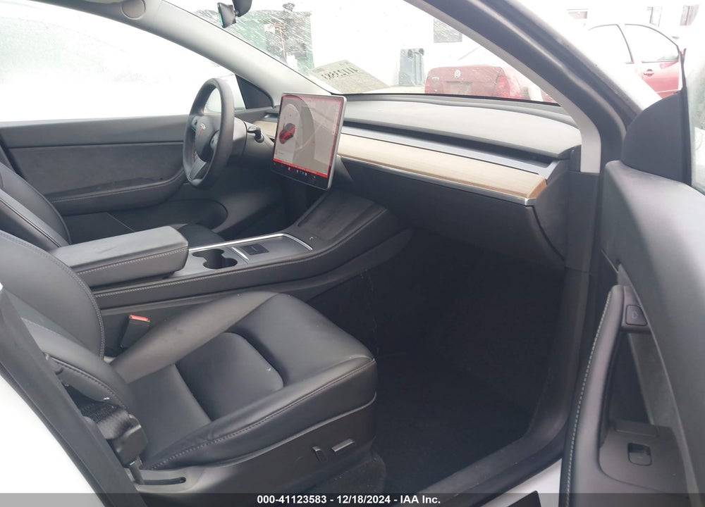 2021 TESLA MODEL Y LONG RANGE DUAL MOTOR ALL-WHEEL DRIVE VIN: 5YJYGAEE7MF294190