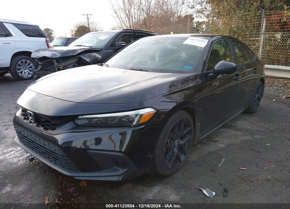 2022 HONDA CIVIC VIN: 19XFL2H89NE012721