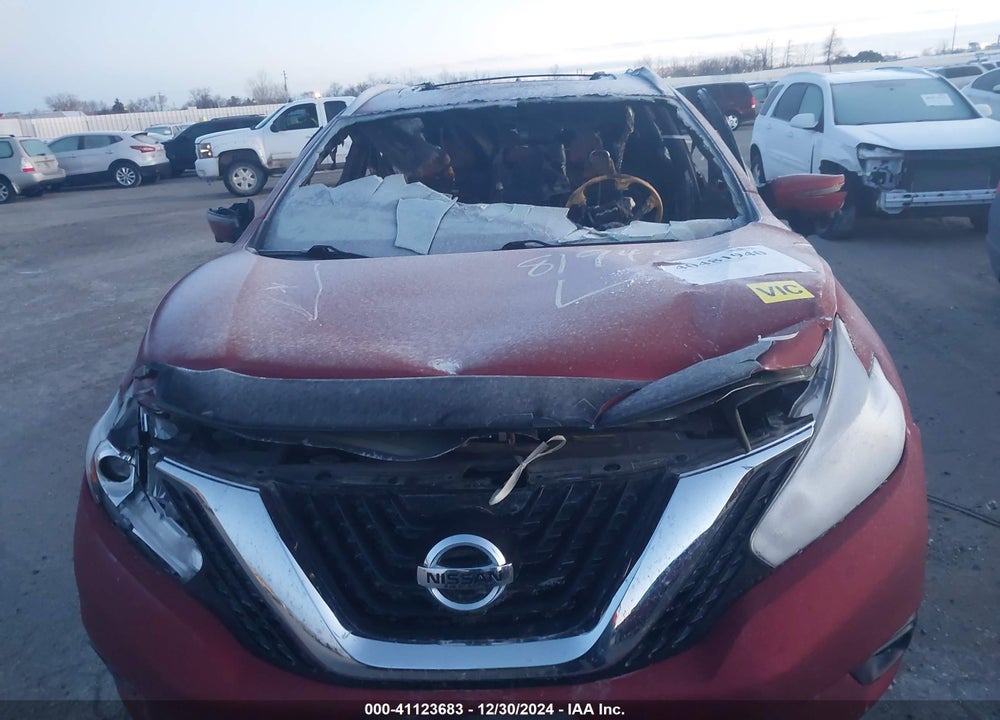 2018 NISSAN MURANO VIN: 5N1AZ2MH5JN156282