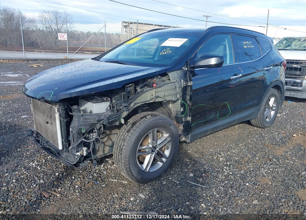 2017 HYUNDAI SANTA FE SPORT 2.4L VIN: 5XYZUDLBXHG389543