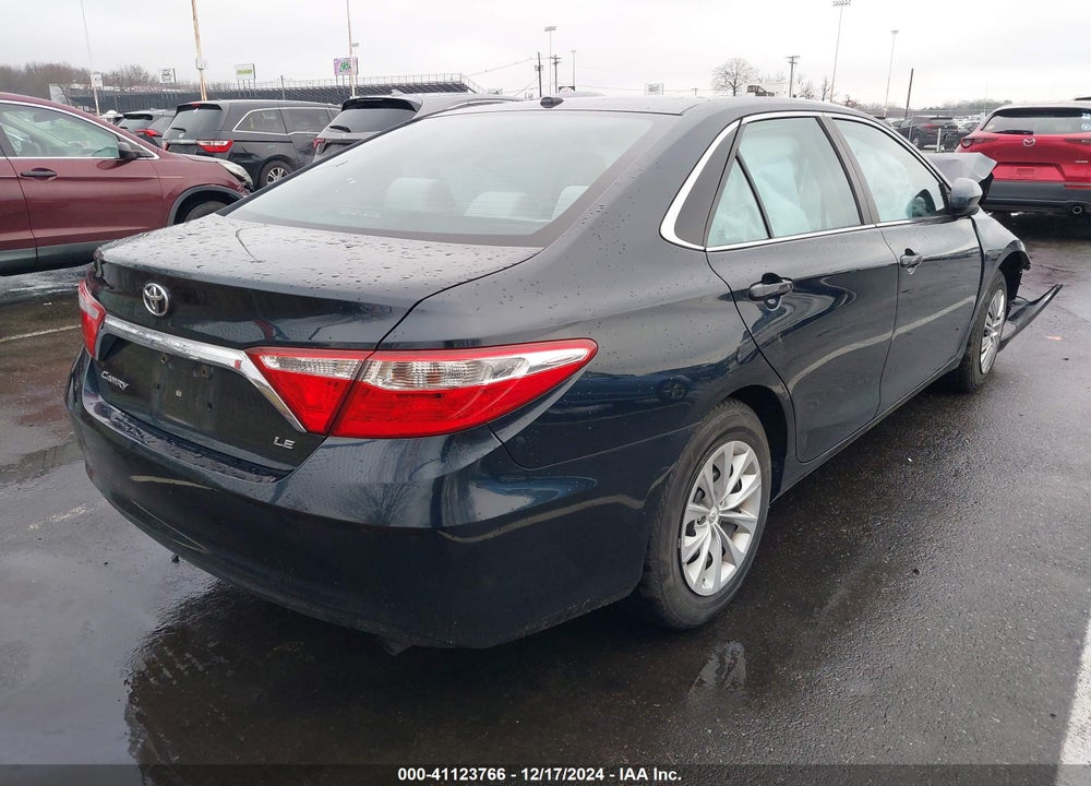 2016 TOYOTA CAMRY LE VIN: 4T4BF1FK3GR564168