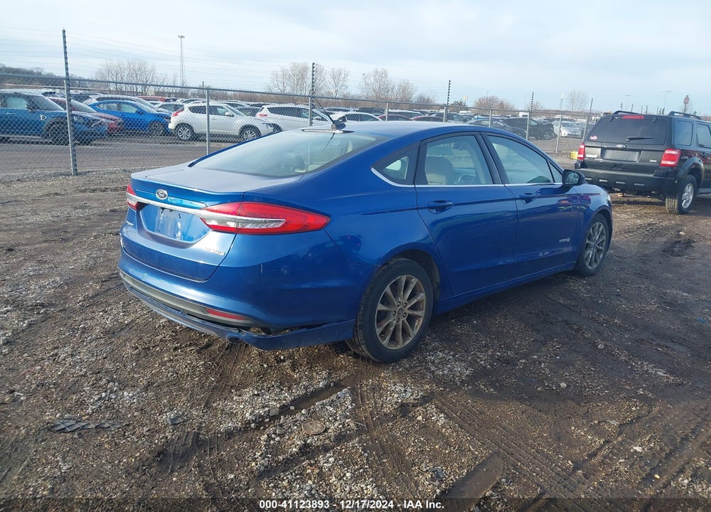 2017 FORD FUSION HYBRID S VIN: 3FA6P0UU0HR264730