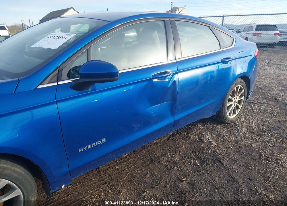 2017 FORD FUSION HYBRID S VIN: 3FA6P0UU0HR264730
