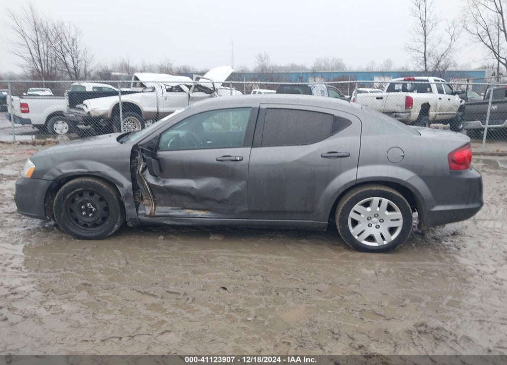 2014 DODGE AVENGER VIN: 1C3CDZAB0EN228004