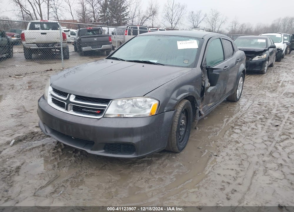 2014 DODGE AVENGER VIN: 1C3CDZAB0EN228004