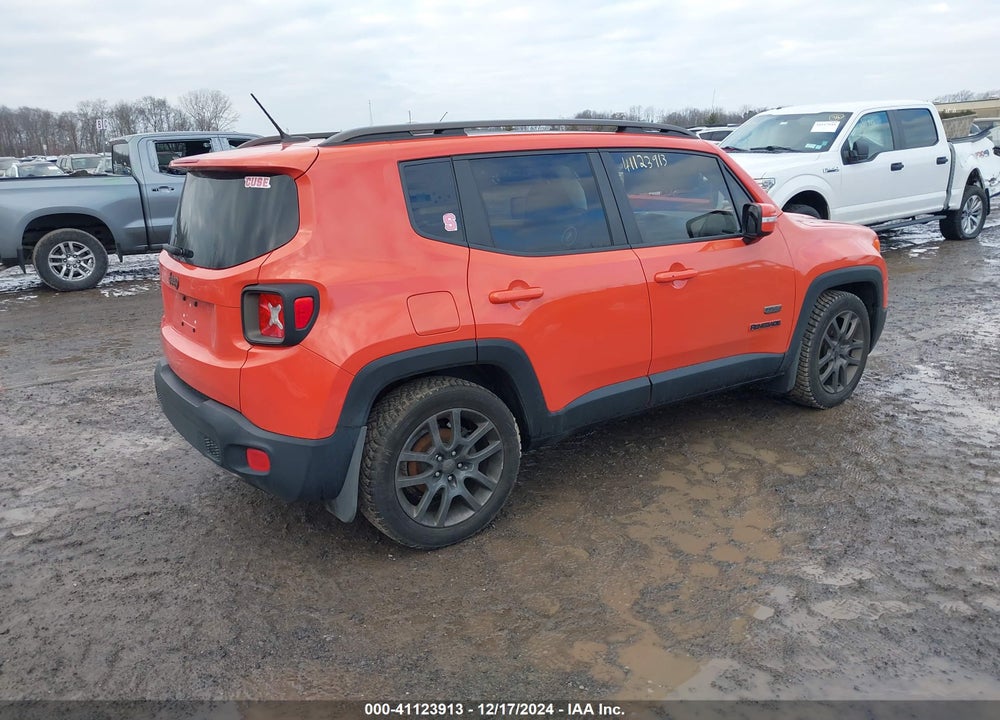 2016 JEEP RENEGADE 75TH ANNIVERSARY VIN: ZACCJABT8GPE31150