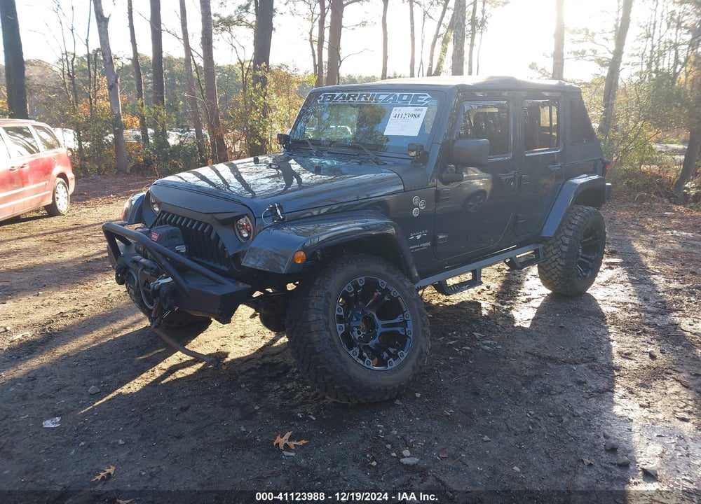 2018 JEEP WRANGLER JK UNLIMITED SAHARA 4X4 VIN: 1C4BJWEG1JL842456