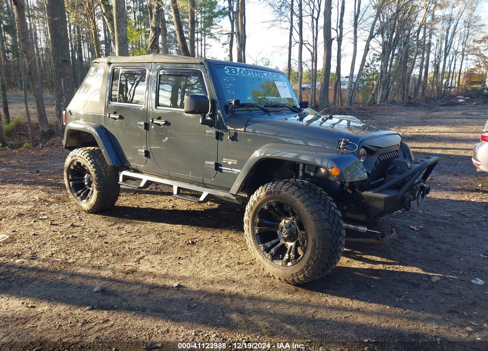 2018 JEEP WRANGLER JK UNLIMITED SAHARA 4X4 VIN: 1C4BJWEG1JL842456
