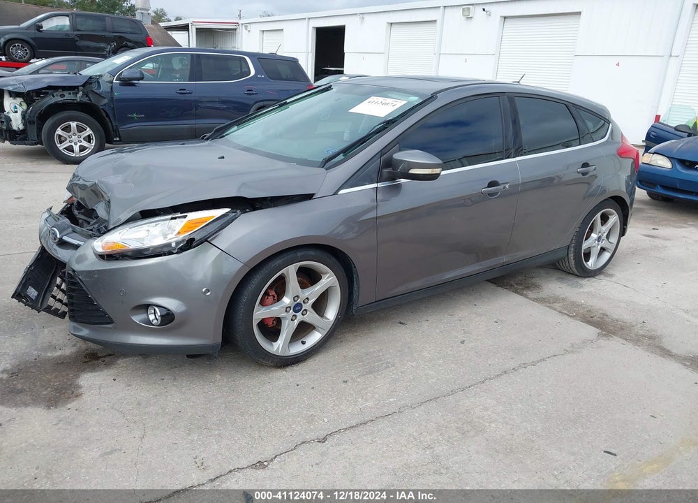 2014 FORD FOCUS TITANIUM VIN: 1FADP3N24EL274922