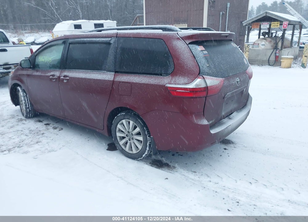 2015 TOYOTA SIENNA LE 7 PASSENGER VIN: 5TDJK3DC8FS118050