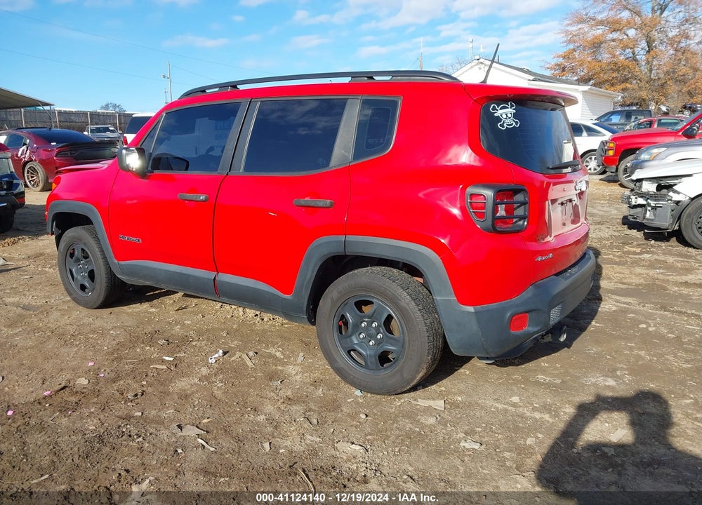 2017 JEEP RENEGADE SPORT 4X4 VIN: ZACCJBAB7HPG51816