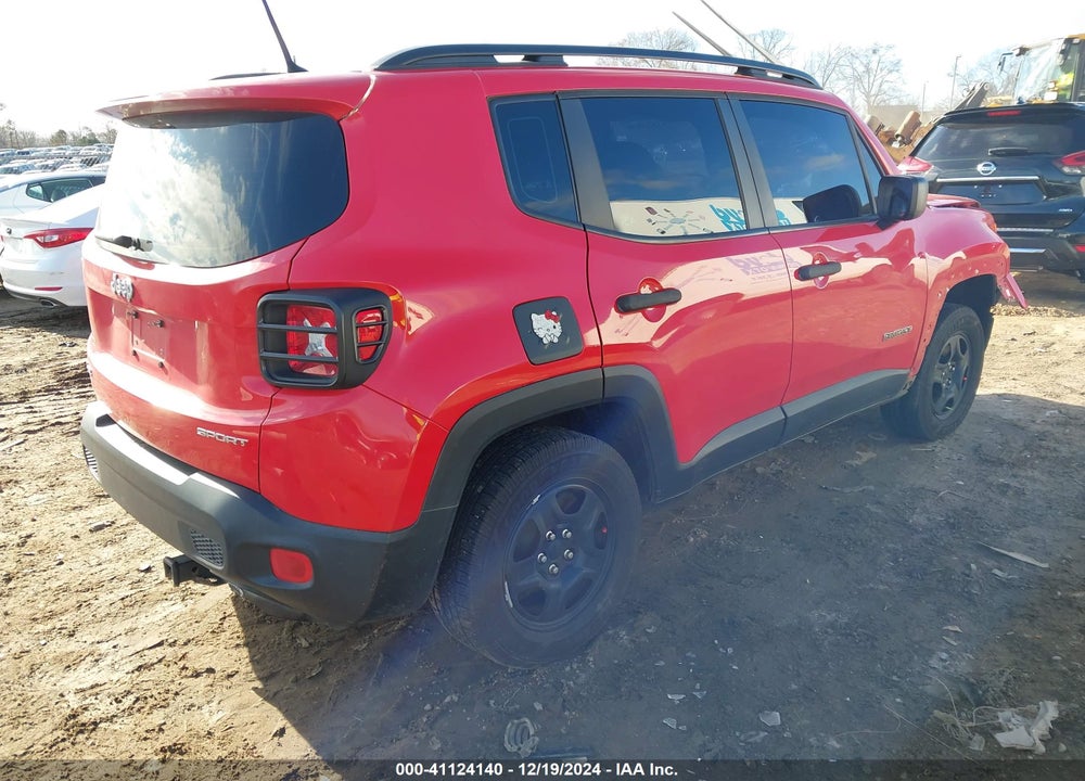 2017 JEEP RENEGADE SPORT 4X4 VIN: ZACCJBAB7HPG51816