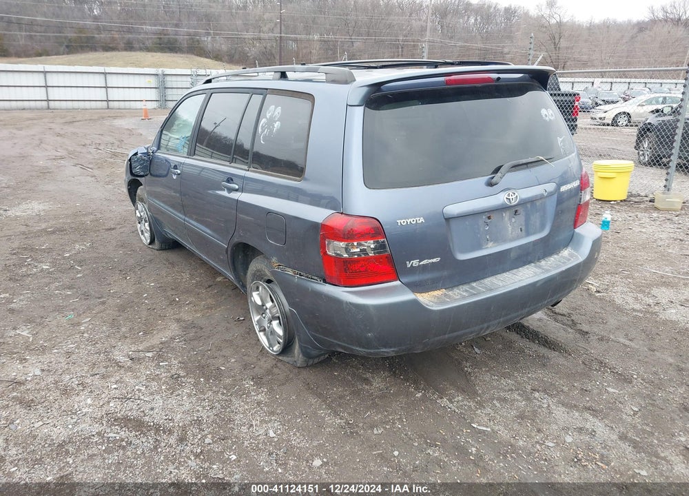 2007 TOYOTA HIGHLANDER V6 VIN: JTEEP21A870214907