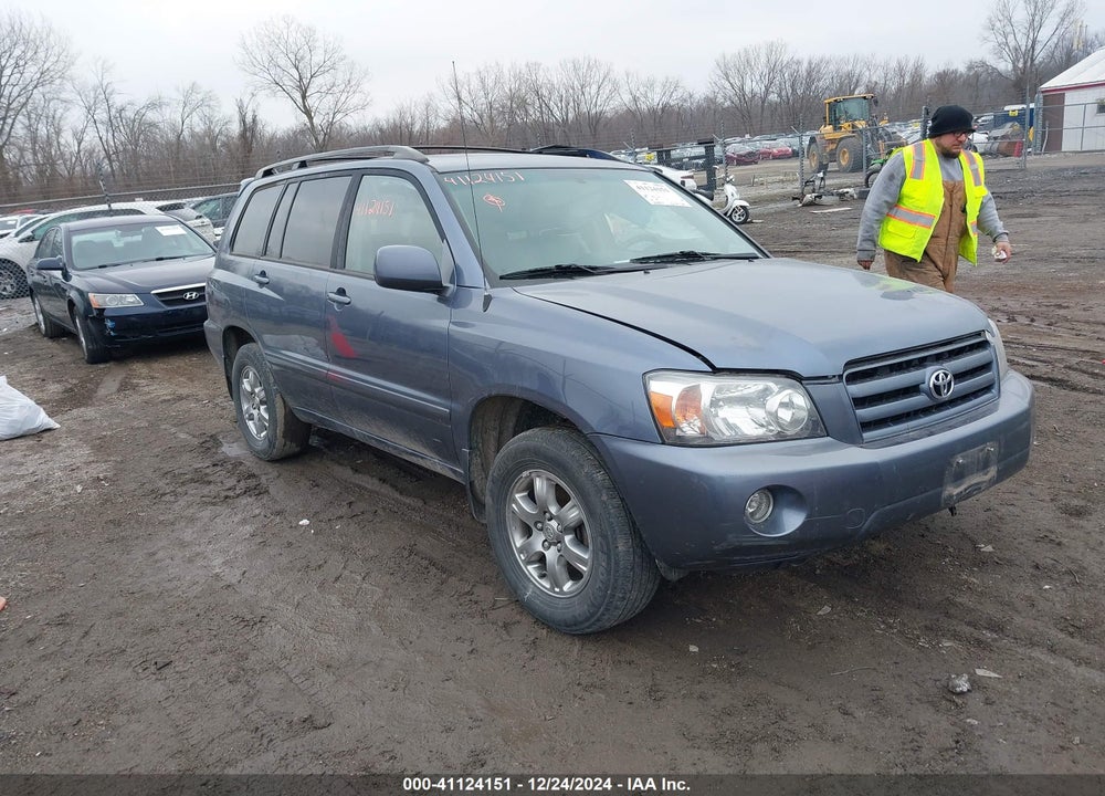 2007 TOYOTA HIGHLANDER V6 VIN: JTEEP21A870214907