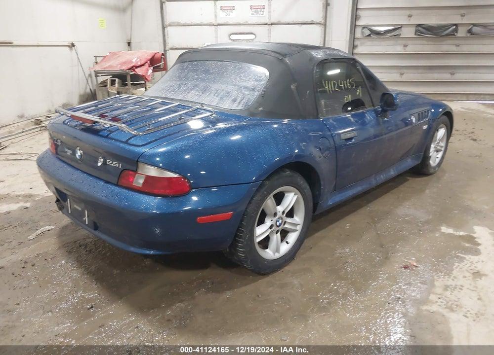 2001 BMW Z3 2.5I VIN: WBACN33491LK46864