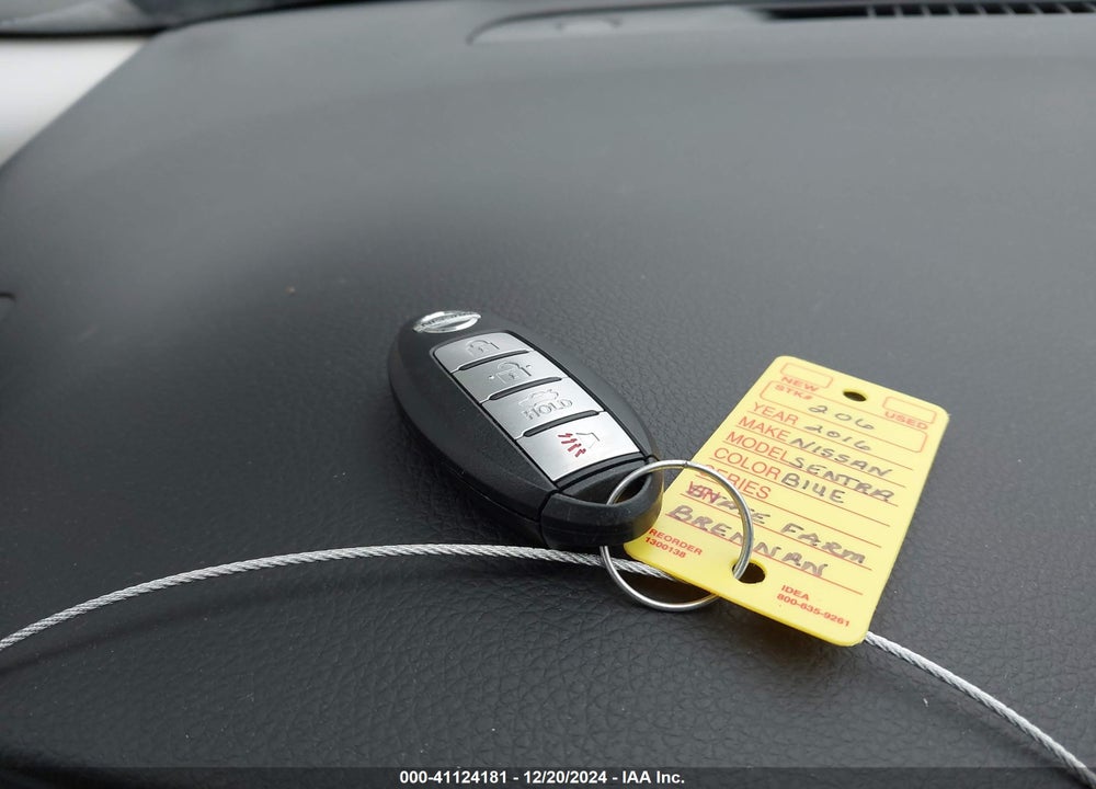 2016 NISSAN SENTRA SV VIN: 3N1AB7AP2GY245551