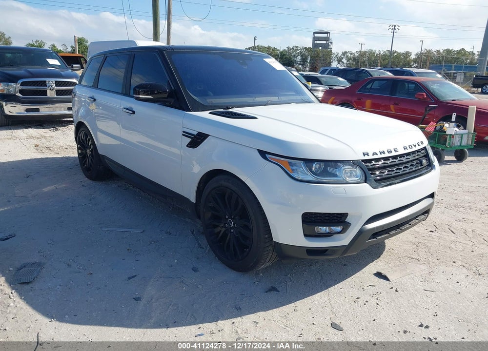 2016 LAND ROVER RANGE ROVER SPORT 3.0L V6 SUPERCHARGED HSE VIN: SALWR2VF2GA581538