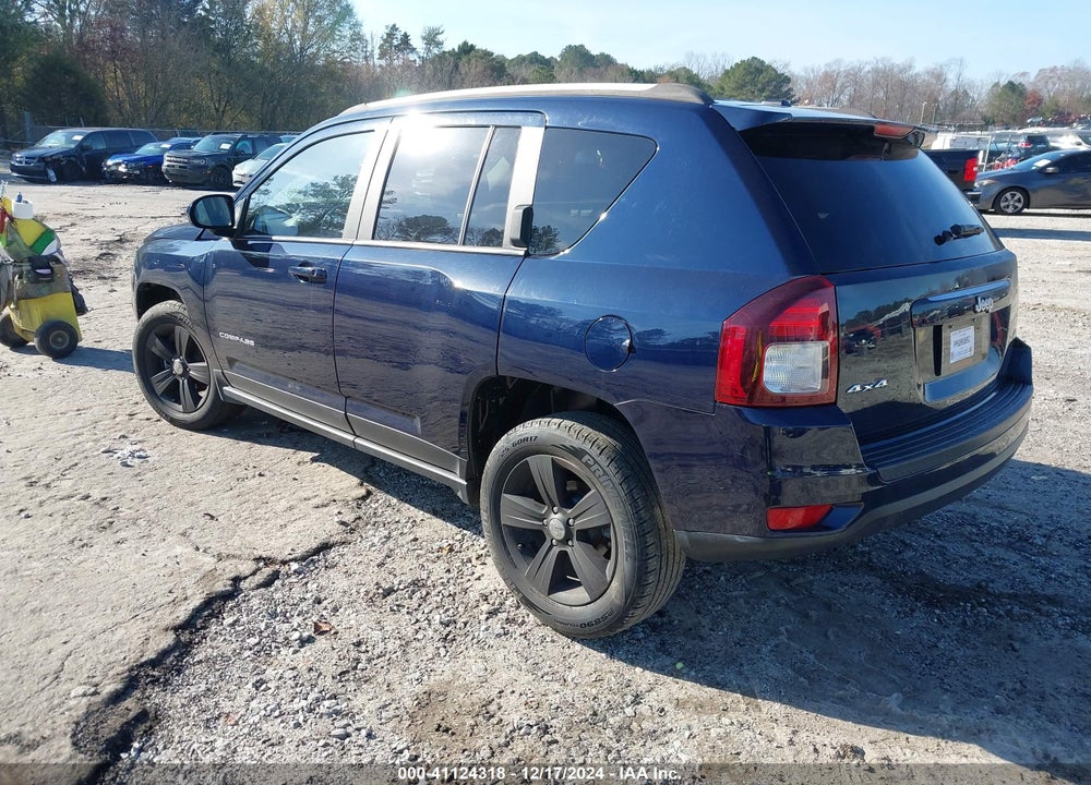 2017 JEEP COMPASS LATITUDE 4X4 VIN: 1C4NJDEB9HD190955