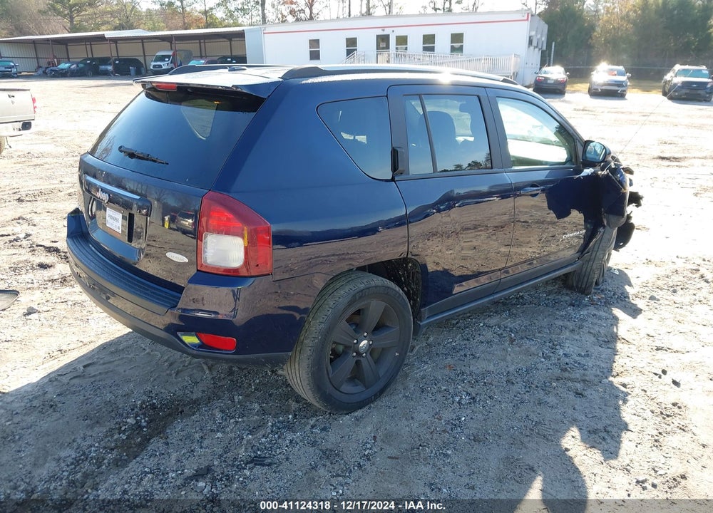 2017 JEEP COMPASS LATITUDE 4X4 VIN: 1C4NJDEB9HD190955