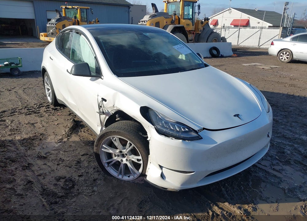 2021 TESLA MODEL Y LONG RANGE DUAL MOTOR ALL-WHEEL DRIVE VIN: 5YJYGDEE8MF263676