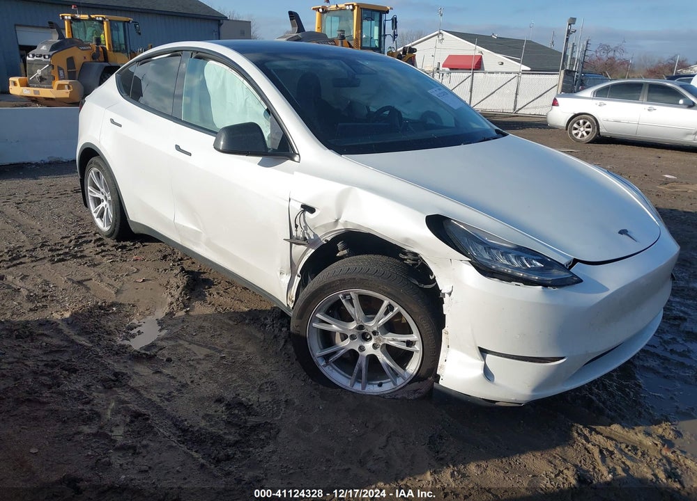 2021 TESLA MODEL Y LONG RANGE DUAL MOTOR ALL-WHEEL DRIVE VIN: 5YJYGDEE8MF263676